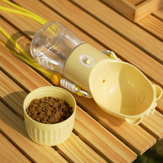 2 In 1 Portable Dog Water Bottle for Dogs 500ml