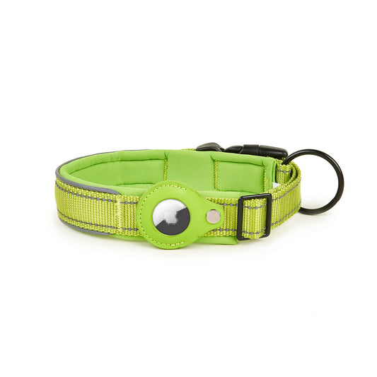 Leather Dog Collar for Location Tracker