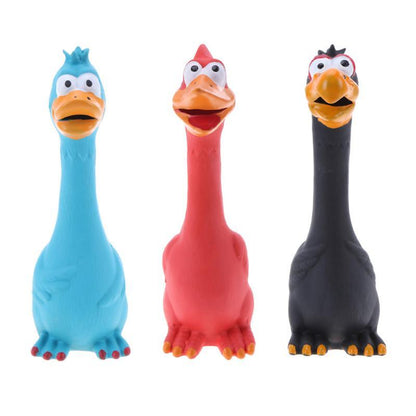 Screaming Chicken Dog Toys Aggressive Chewers