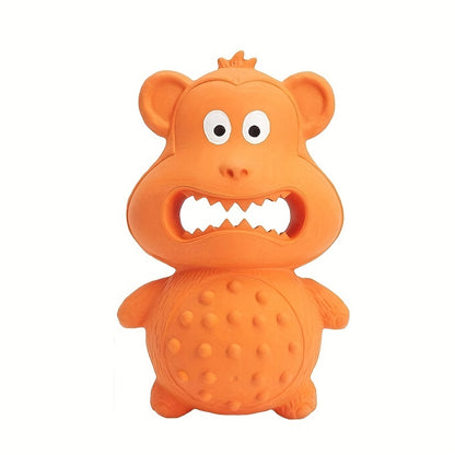 Adorable Monster Durable Rubber Dog Toy Aggressive Chewers