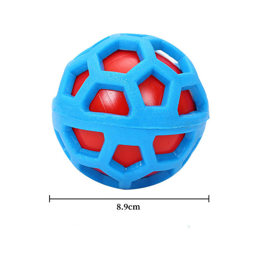 Durable Rubber Double Layer Rubber Toy Aggressive Chew